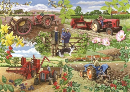 The House of Puzzles - Farming Year - 1000 piece Jigsaw