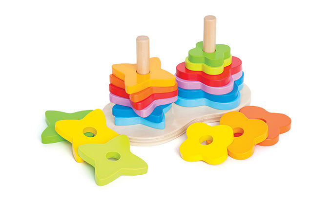 Hape Double Rainbow Stacker