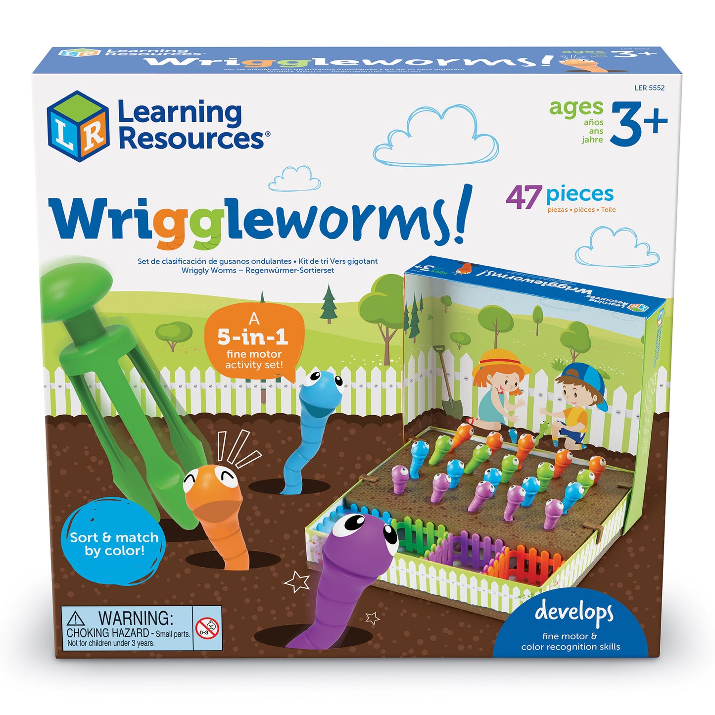 Learning Resources Wriggleworms Fine Motor Activity Set
