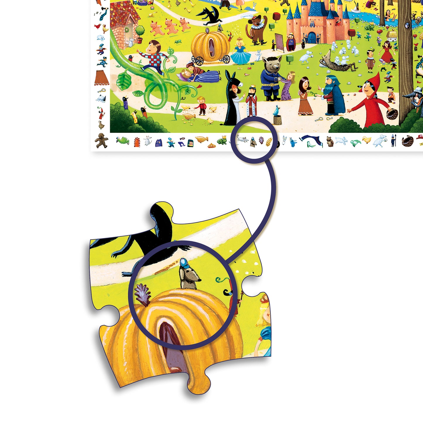 Djeco Tales 54 Pcs Observation Puzzle