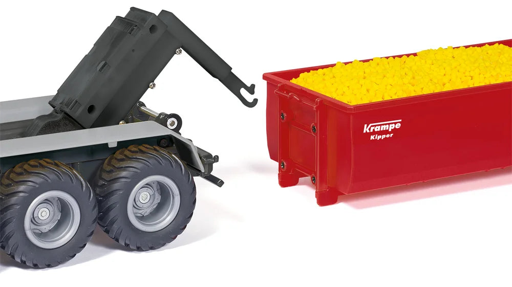 Siku 1:32 R/C Krampe 3-Axled Hooklift Trailer