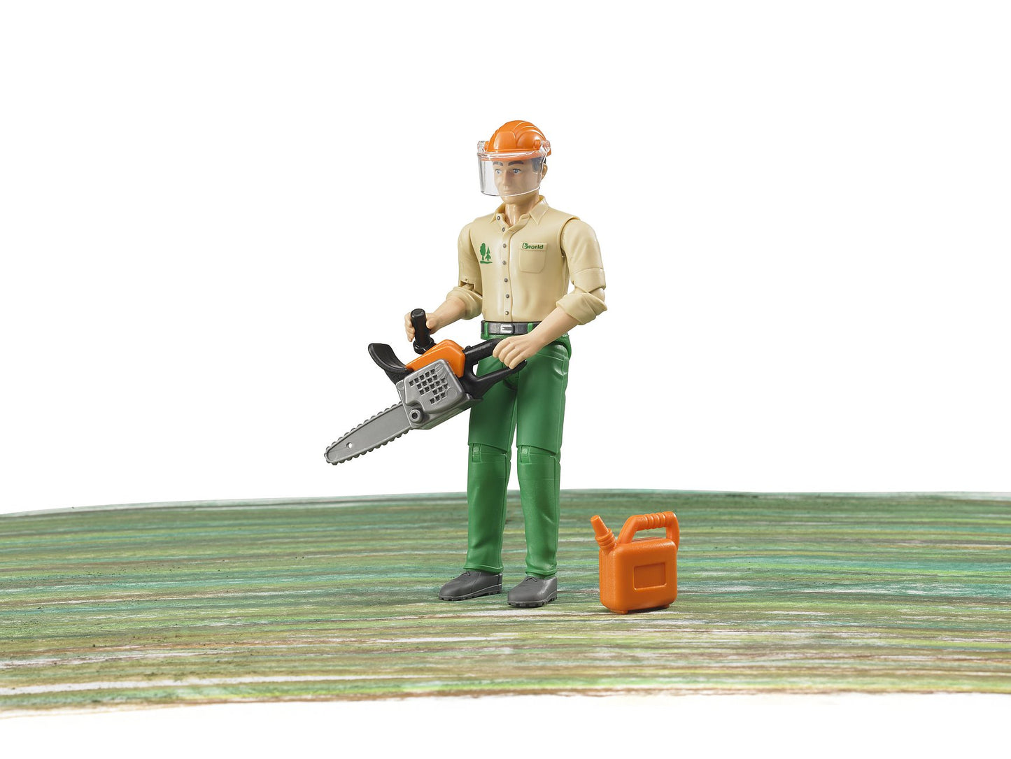 Bruder Forestry Worker With Accessories