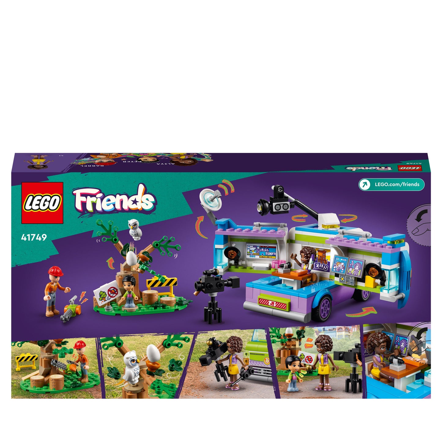 Lego Friends 41749 Newsroom Van (F)