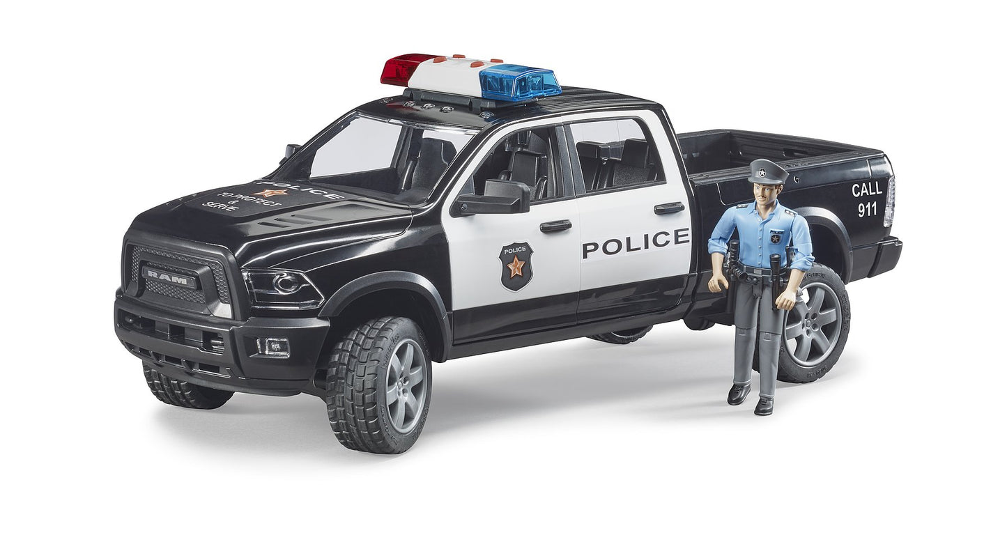 Bruder Ram 2500 Police Truck With Policeman