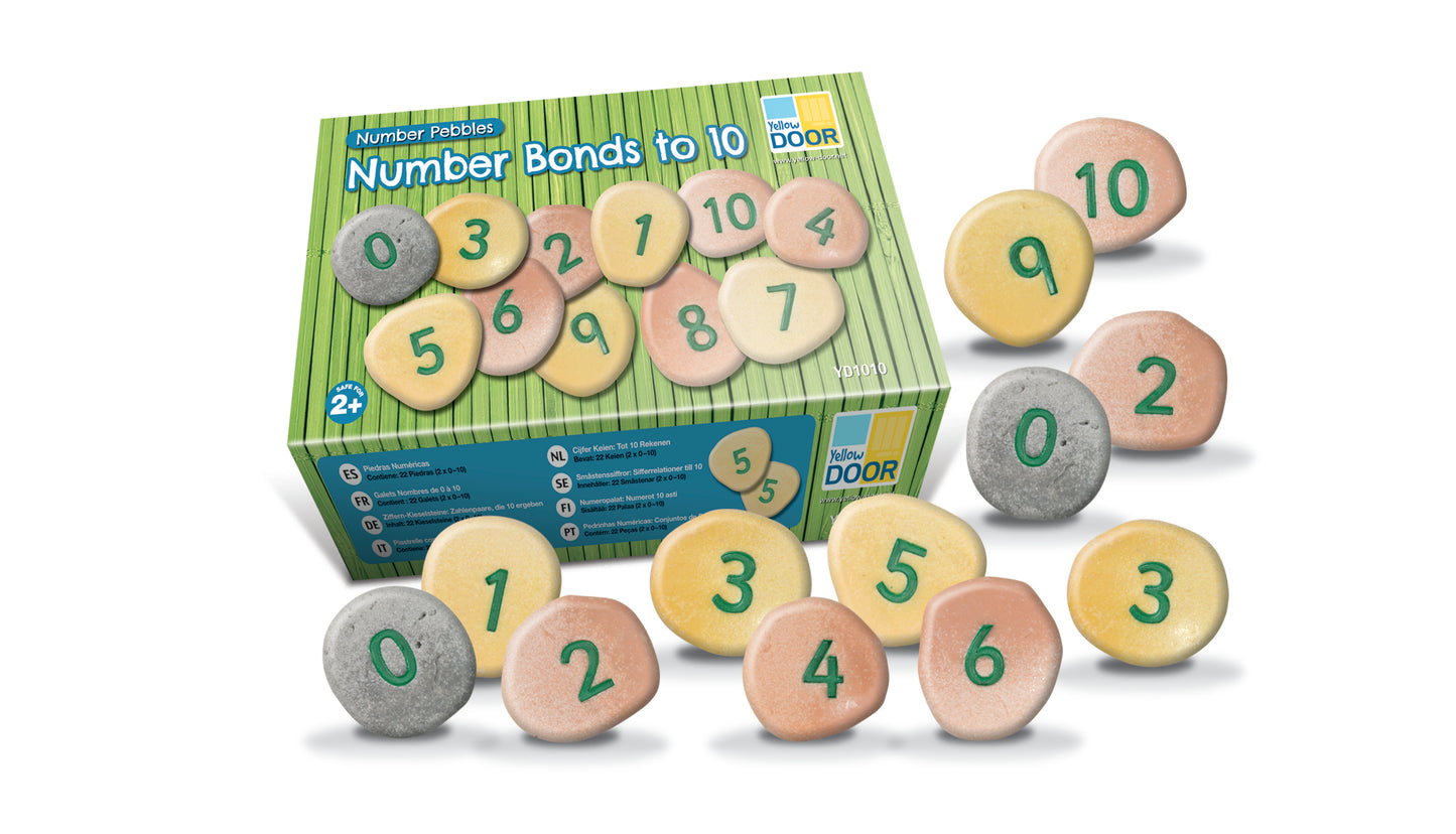 Yellow Door Number Pebbles - Number Bonds to 10