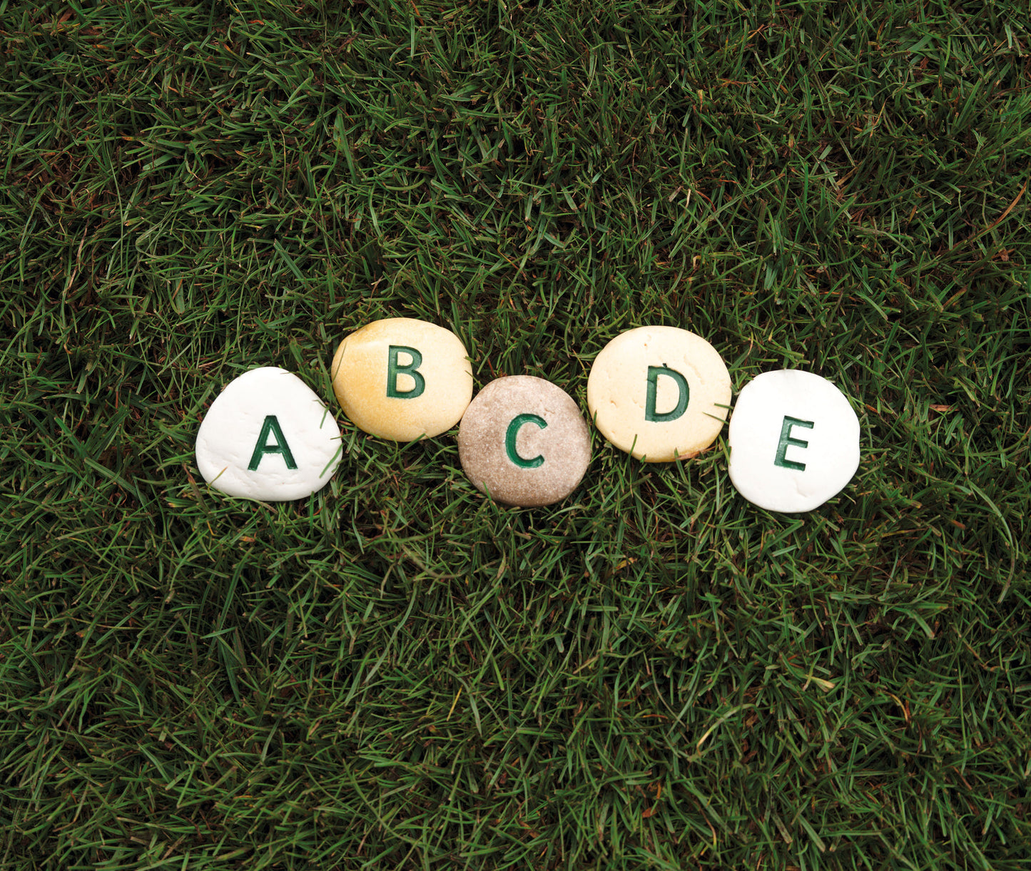 Yellow Door Alphabet Pebbles - Uppercase