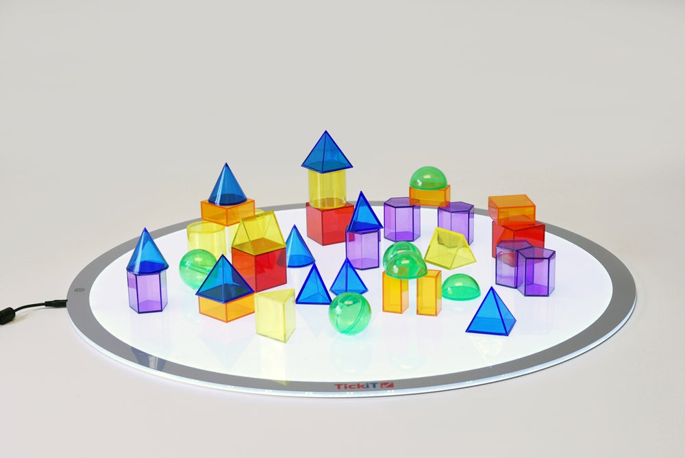 TickiT Translucent Geometric Shapes