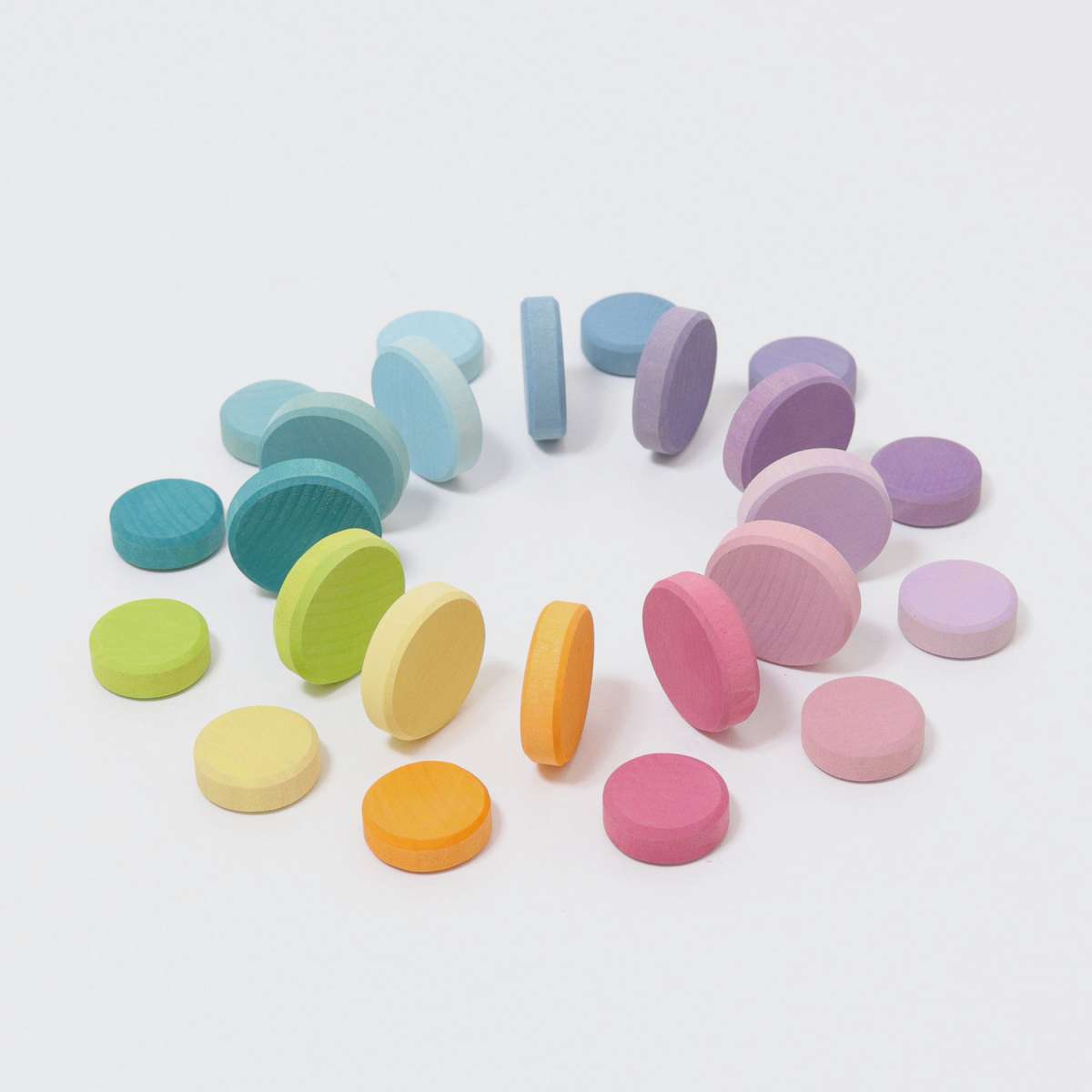 Grimms Wooden Pastel Coins