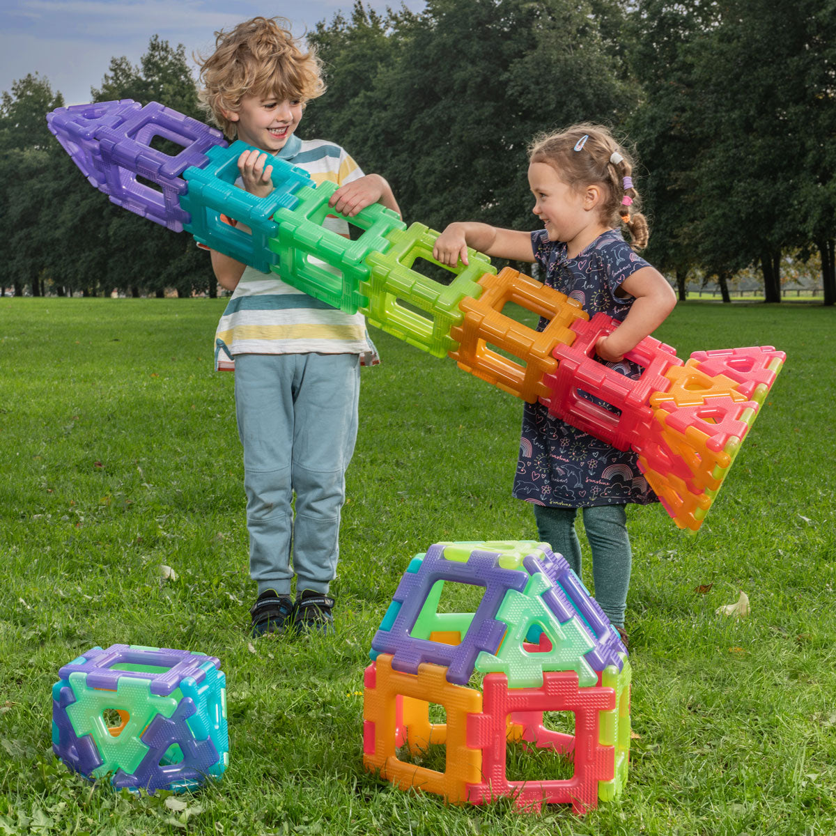 Polydron Translucent Giant Polydron Set