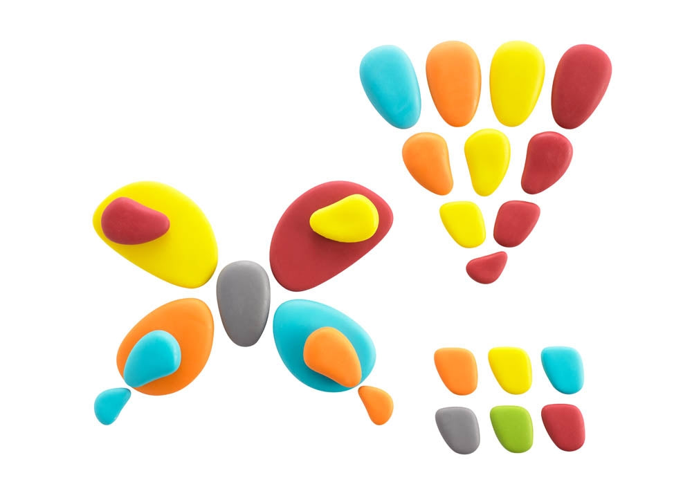 EDX Education Fun Play Rainbow Pebbles