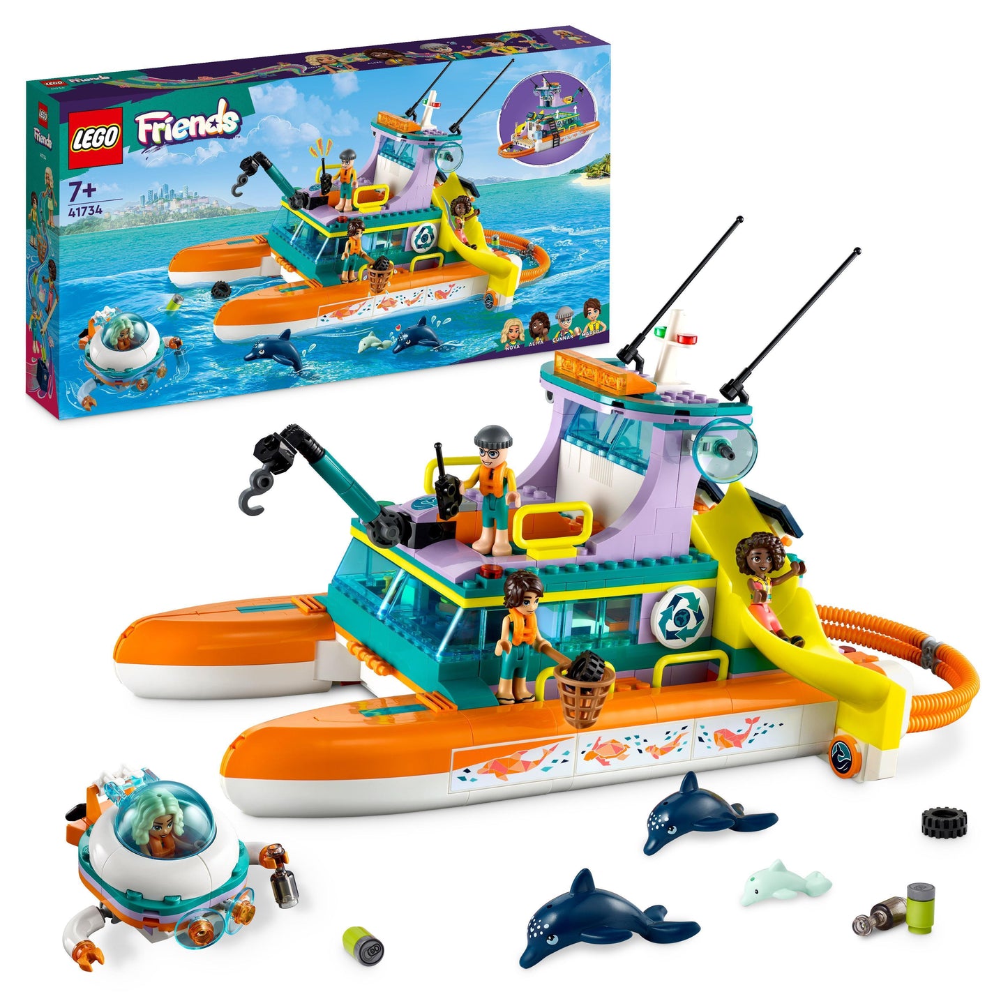 Lego Friends 41734 Sea Rescue Boat (R)