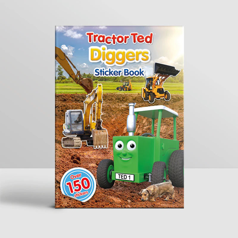 Tractor Ted Sticker Book, Diggers