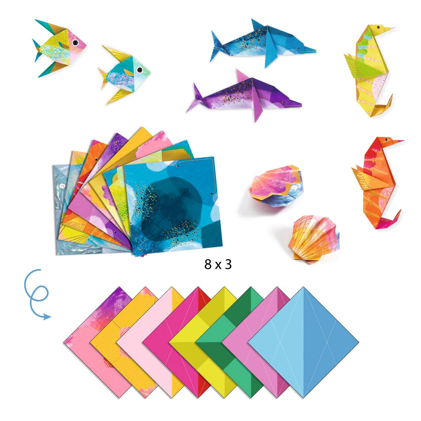Djeco Origami Kit Sea Creatures