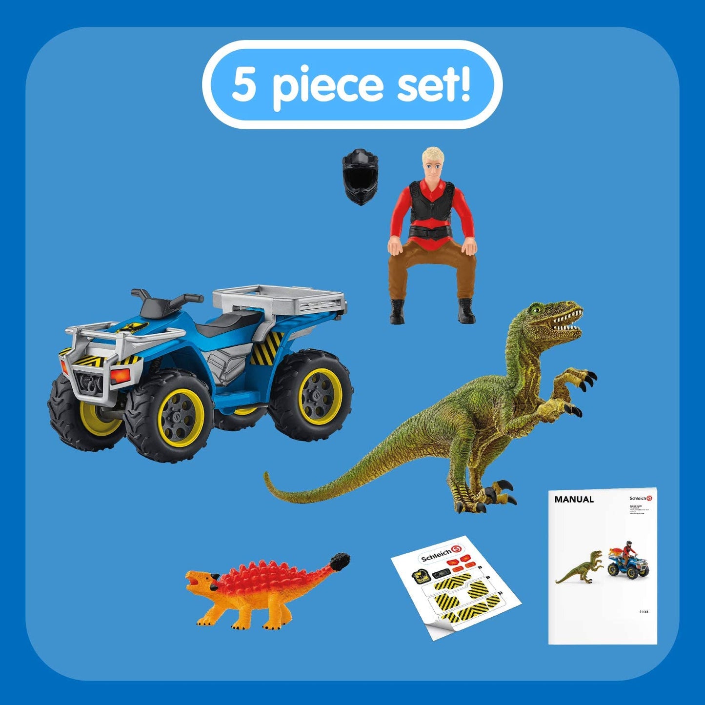 Schleich Quad Escape From Velociraptor