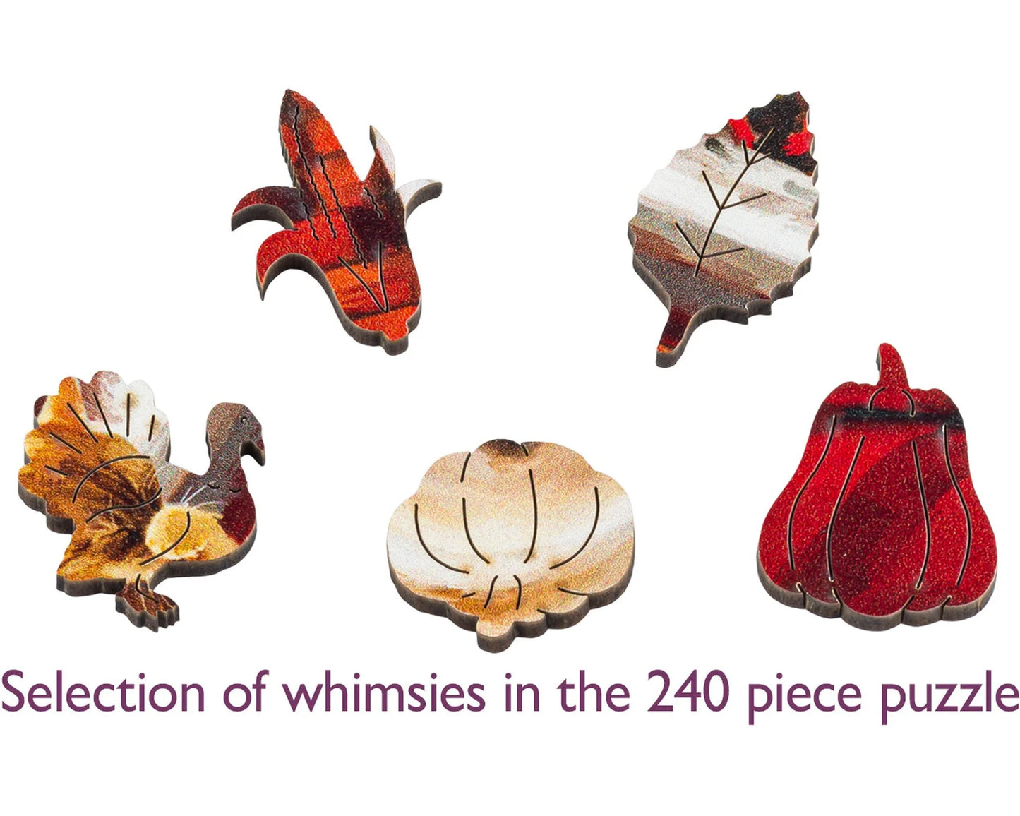 Wentworth Wooden Puzzles Happy Thanksgiving - Maxi Square 240 Pieces
