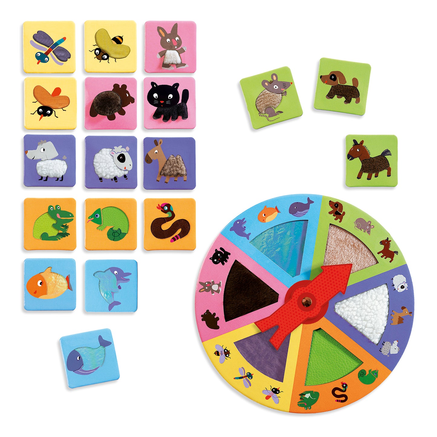 Djeco Tactilo Lotto Animals Educational Games
