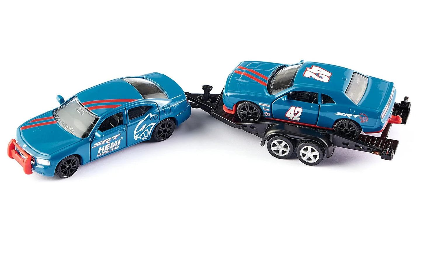 Siku 1:55 Dodge Charger W/Dodge Challenger Srt Racing