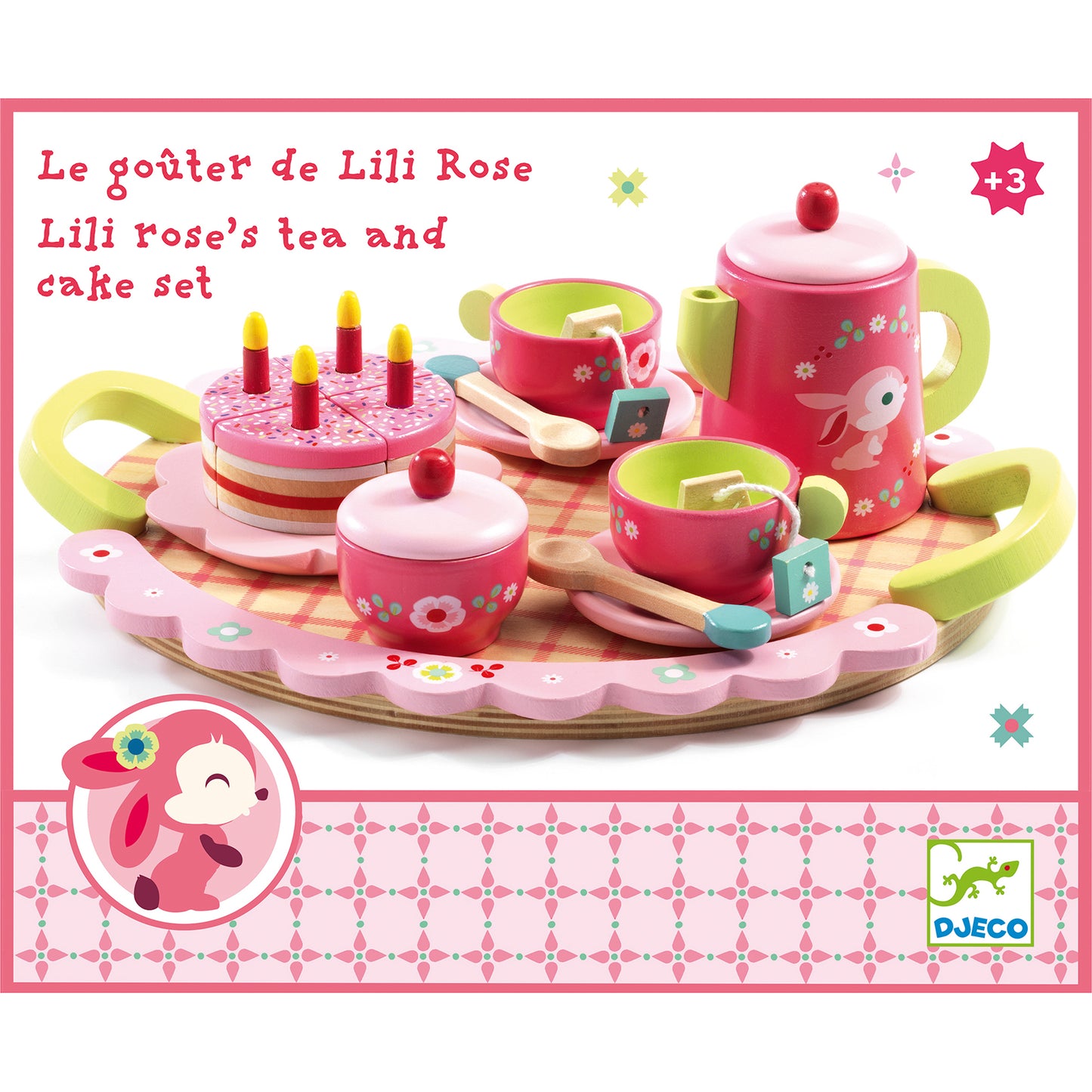 Djeco Lili Rose's Tea Party Tea Set