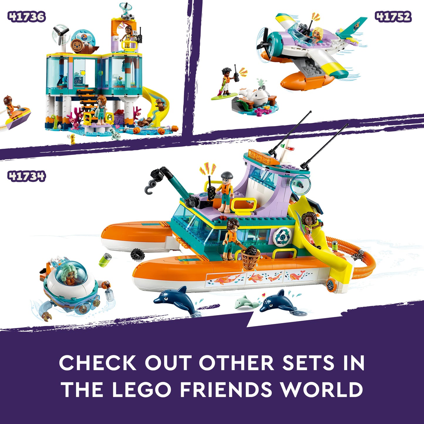 Lego Friends 41734 Sea Rescue Boat (R)