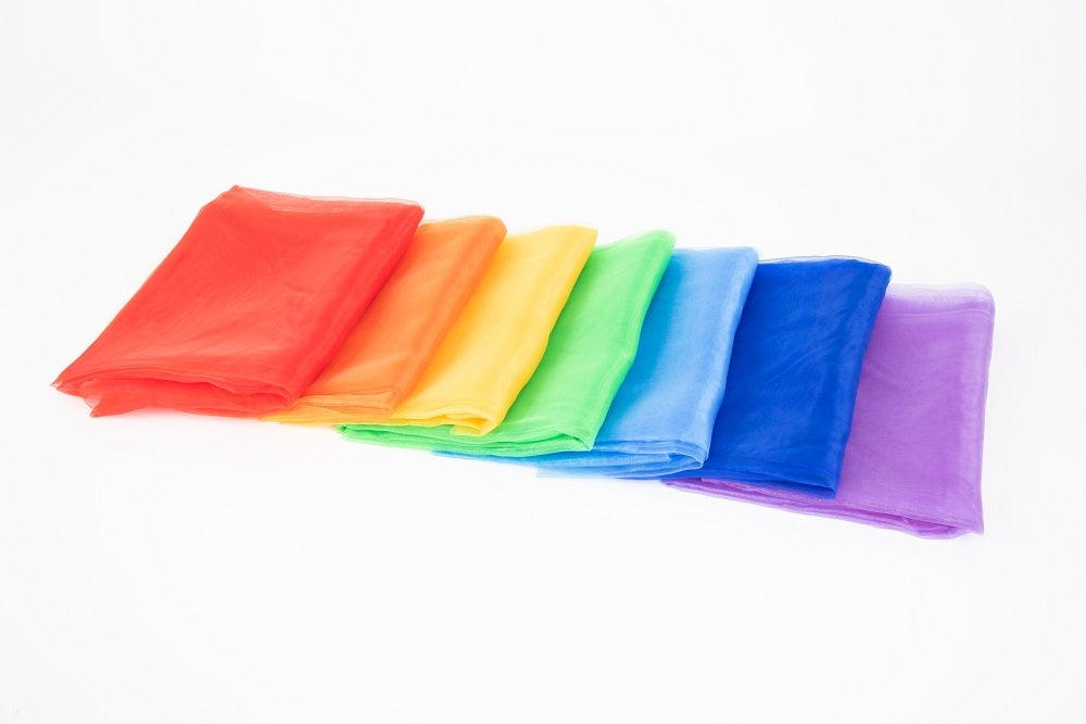TickiT Rainbow Organza Fabric