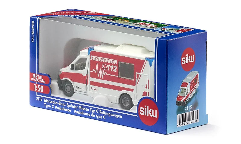 Siku 1:50 Mercedes-Benz Sprinter Type C Ambulance
