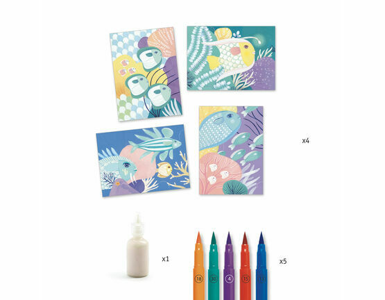 Djeco Art By Numbers Under The Sea (F)