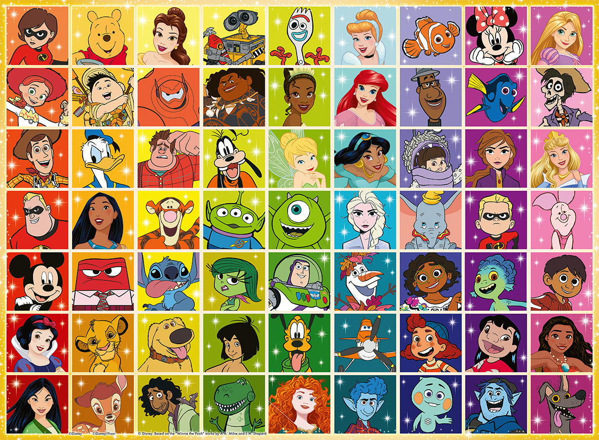 Ravensburger Disney & Pixar Colour Palette, XXL 100pc