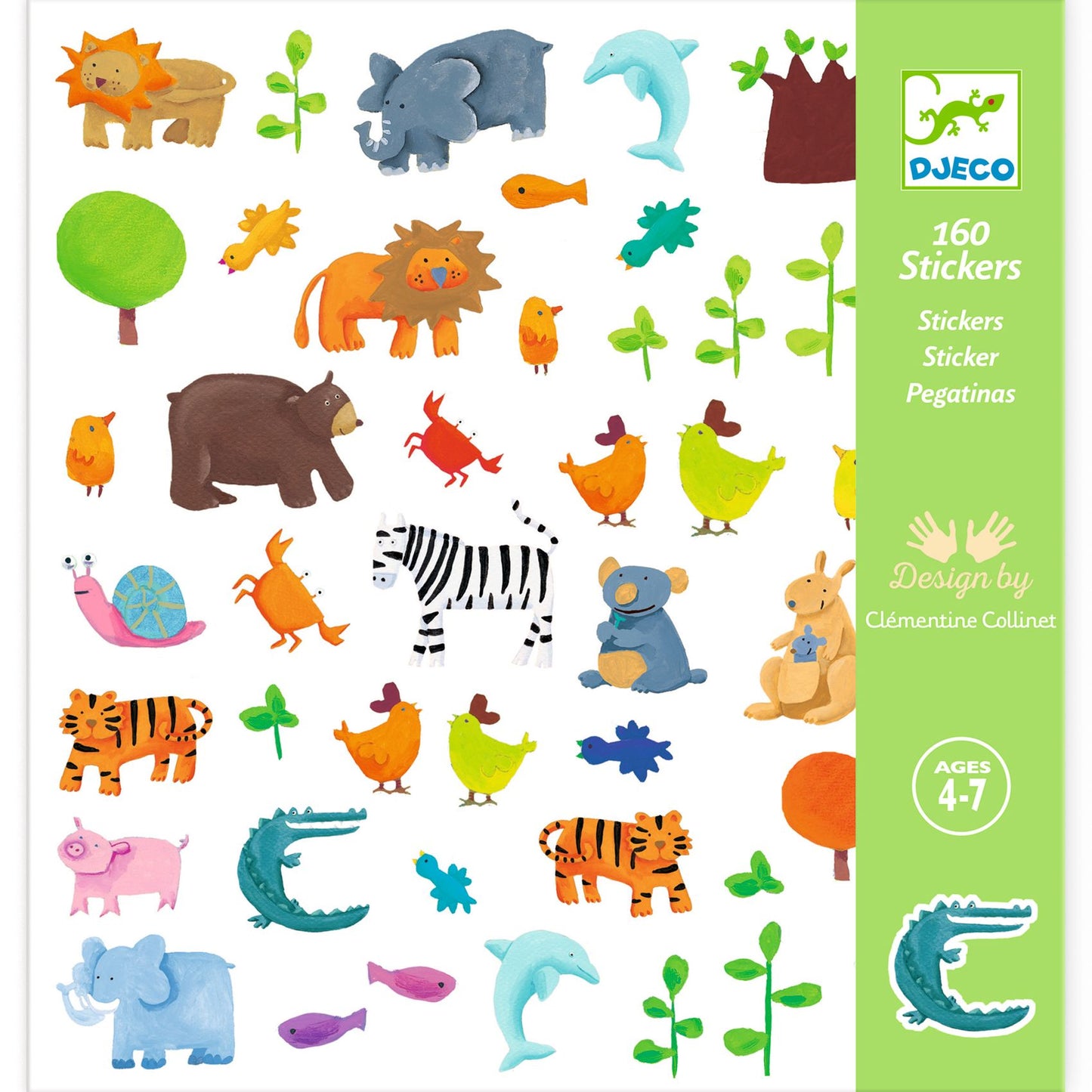 Djeco Animals Stickers