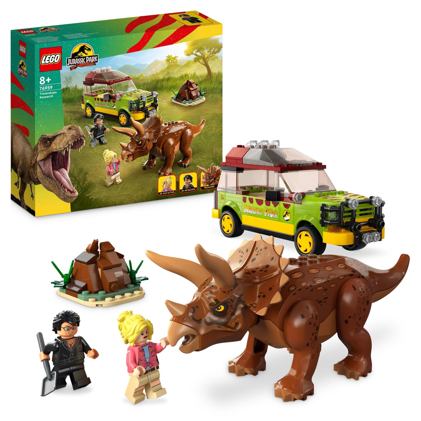 Lego Jurassic World 76959 Triceratops Research (D)