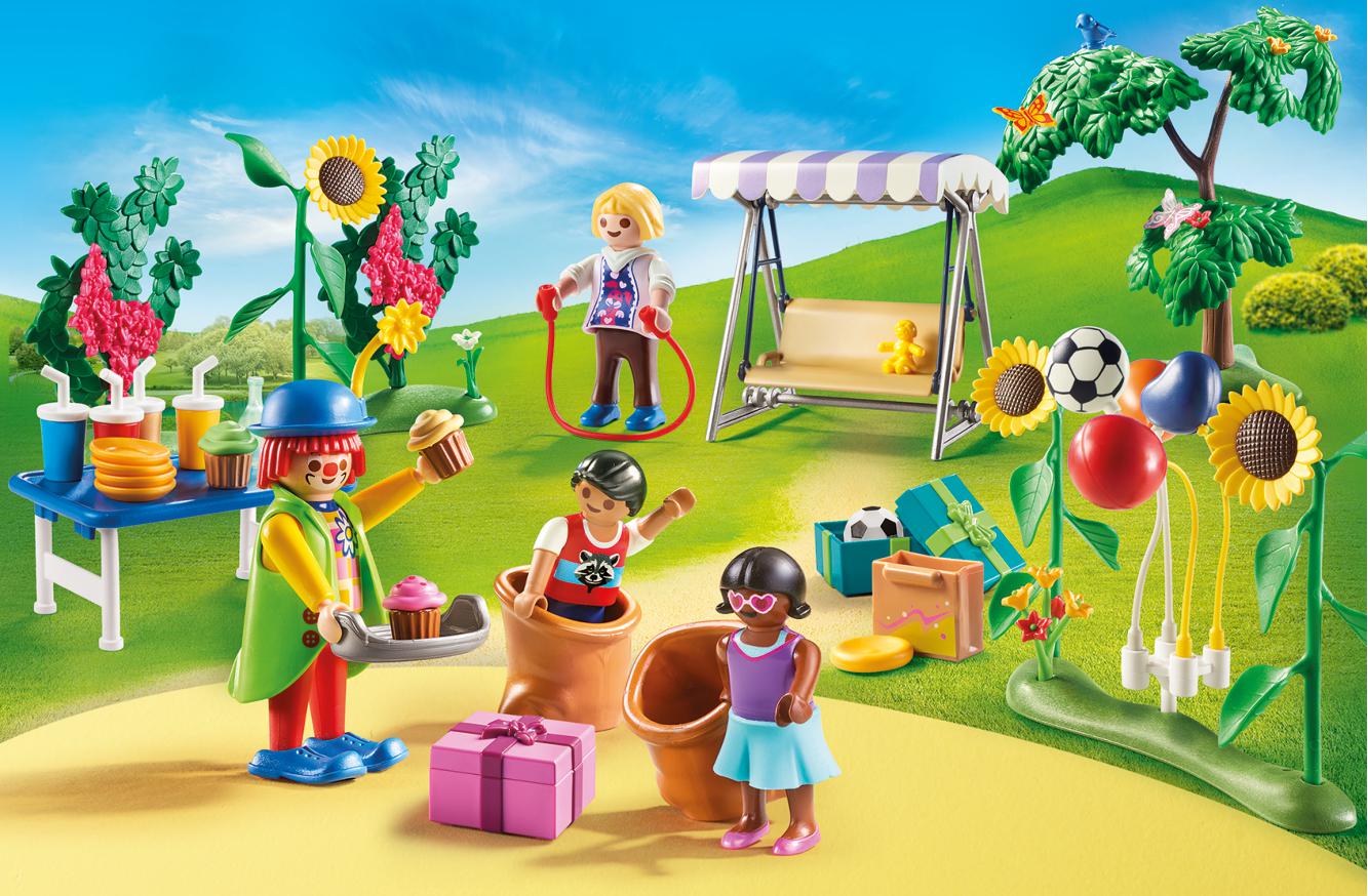 Playmobil 70212 Dollhouse Children's Garden Birthday Party