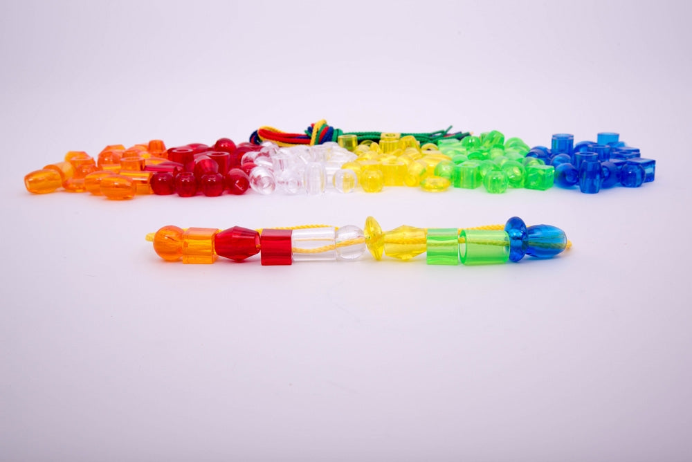 TickiT Translucent Jumbo Lacing Beads