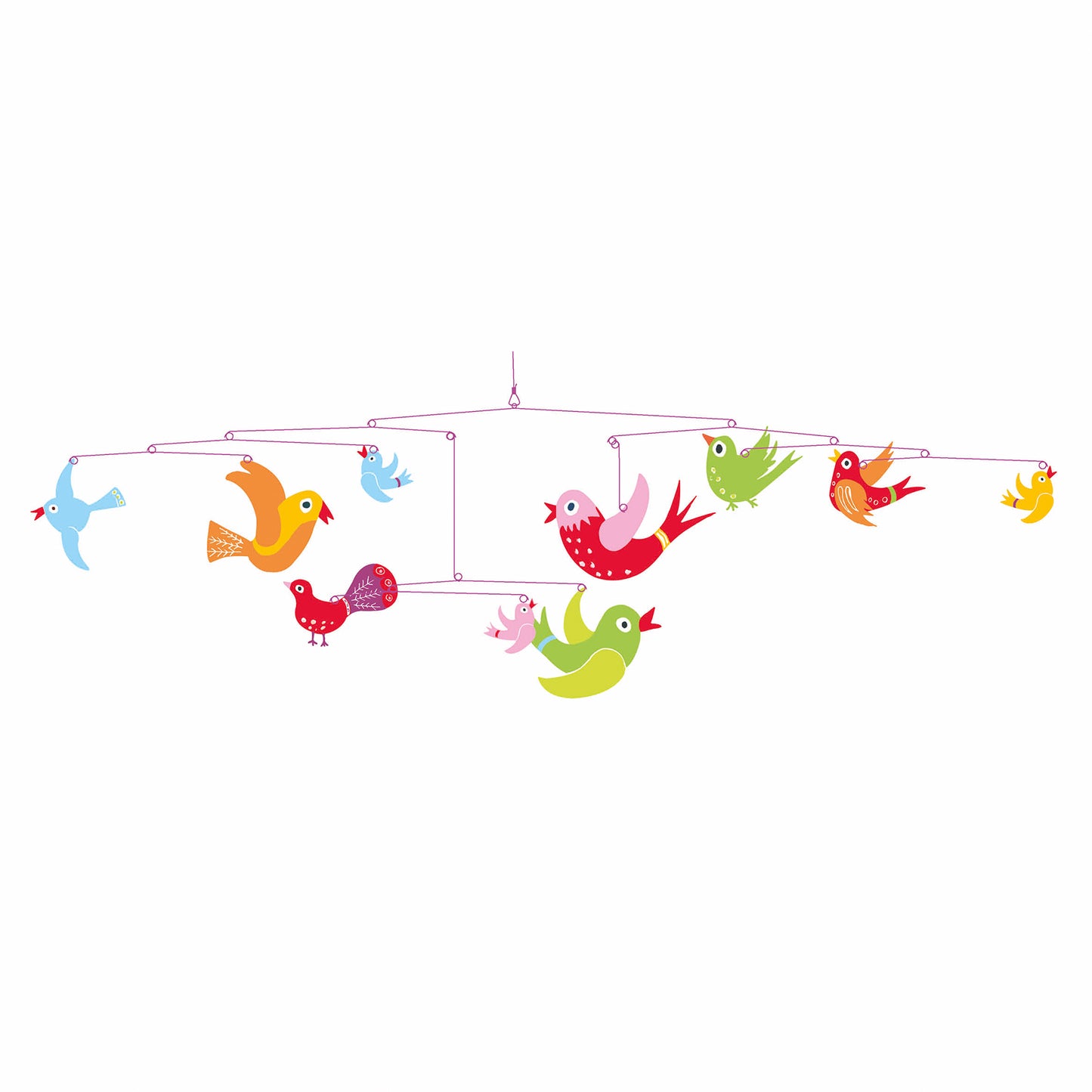 Djeco Colourful Flight of Fancy Mobile