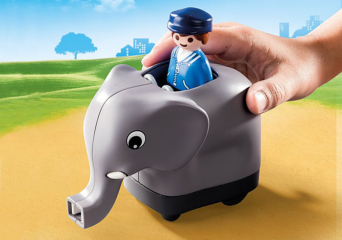 Playmobil 1.2.3 70405 Animal Train