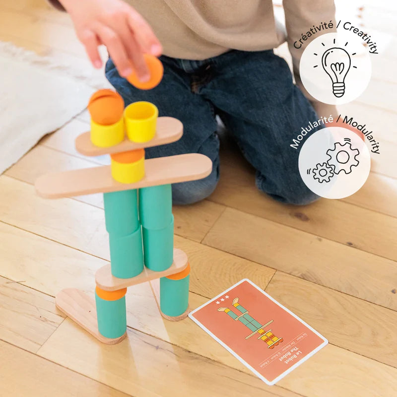 Oppi Stix - Construction game 108 Pieces