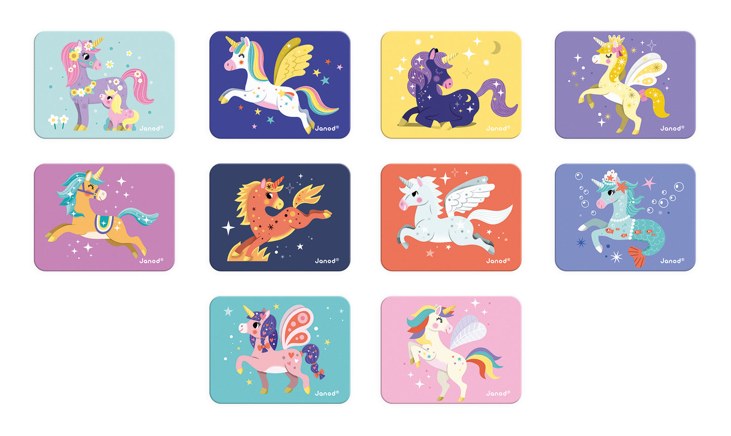 Janod Magneti'Book Unicorn