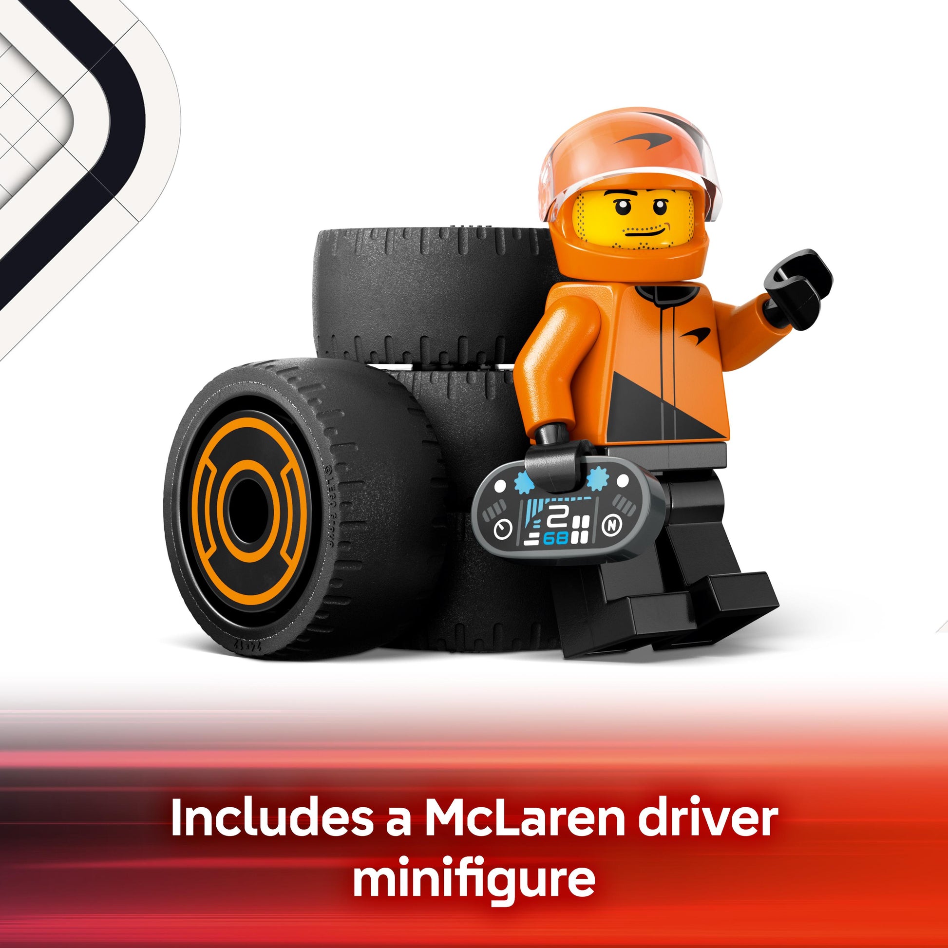 Lego City Formula 1 60442 F1® Driver with McLaren Race Car