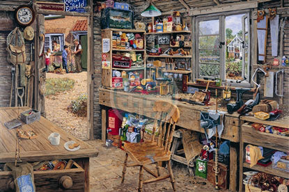 The House of Puzzles - Dad's Shed - 1000 piece Jigsaw