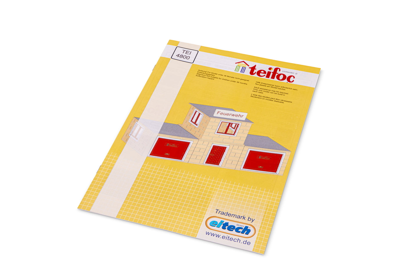 Teifoc Brick Construction Set Fire Station
