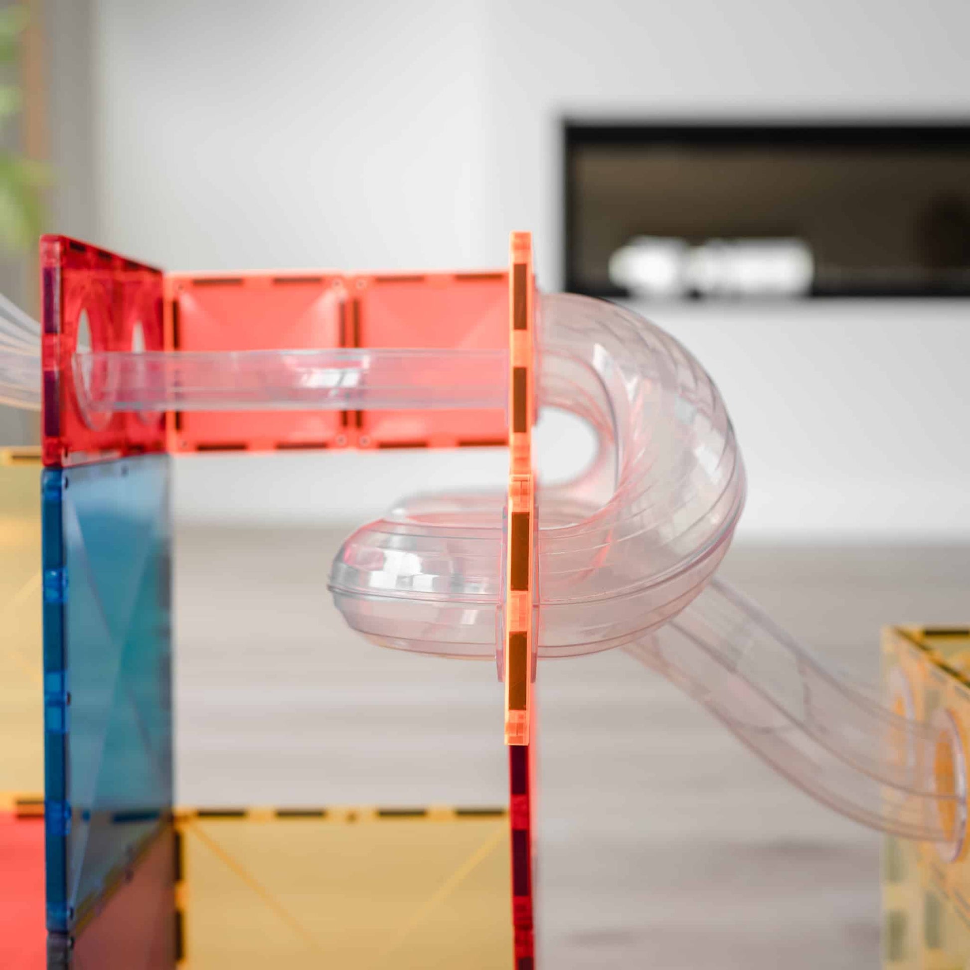 Connetix Tiles Rainbow 66 Pc Ball Run Expansion Pack