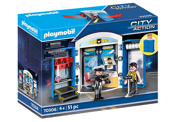 Playmobil 70306 Police Station Play Box