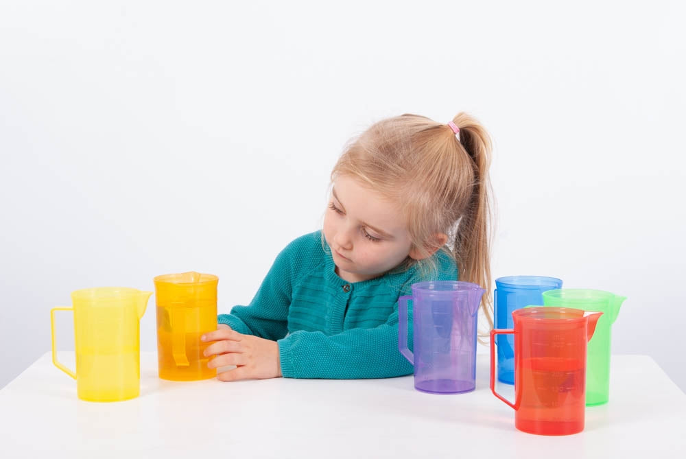 TickiT Translucent Colour Jug Set