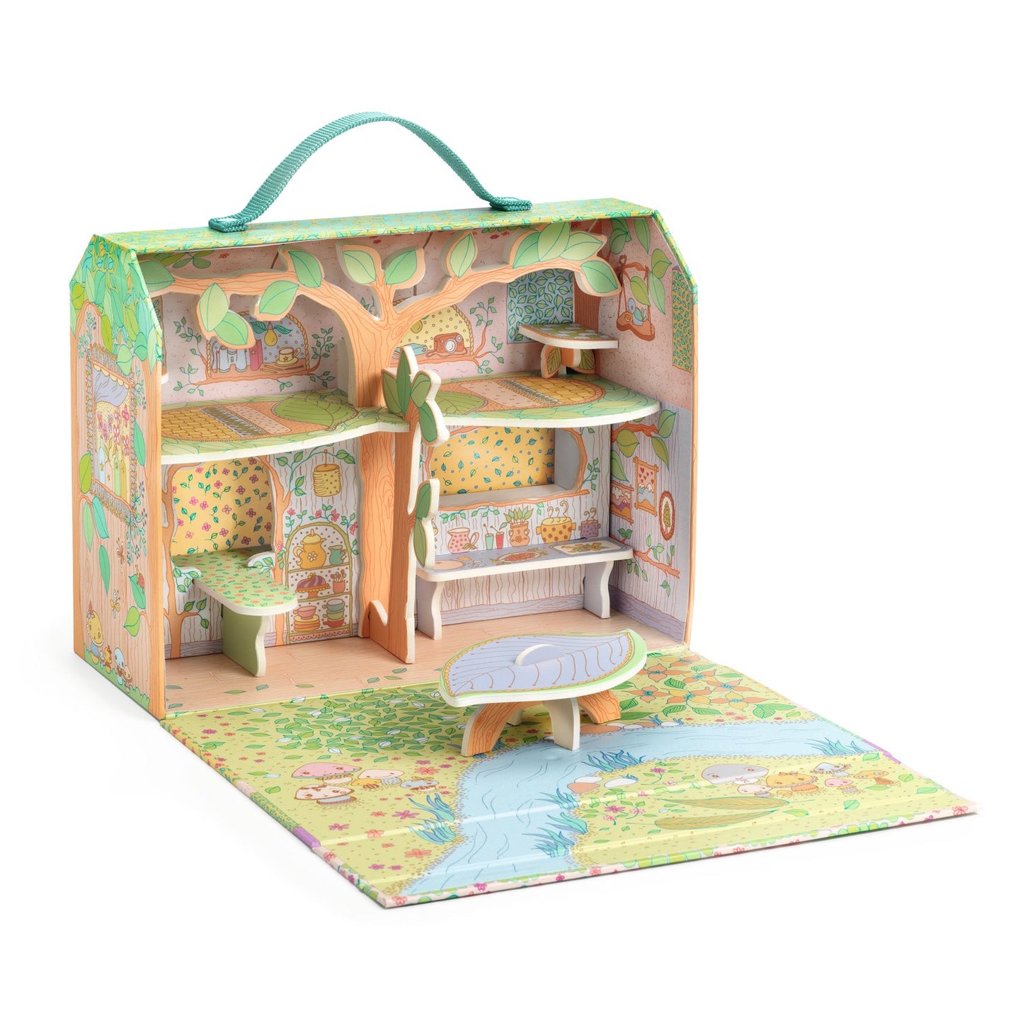 Tinyly By Djeco Sylvia & Fox’s House In The Woods