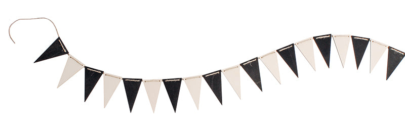 Grimms Monochrome Bunting Banner