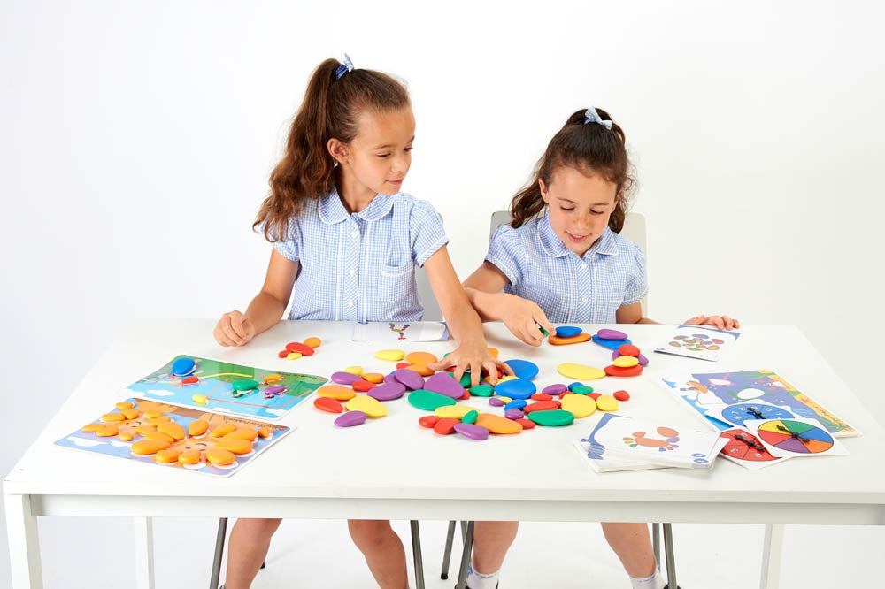 Edx Education Rainbow Pebbles Classroom Set