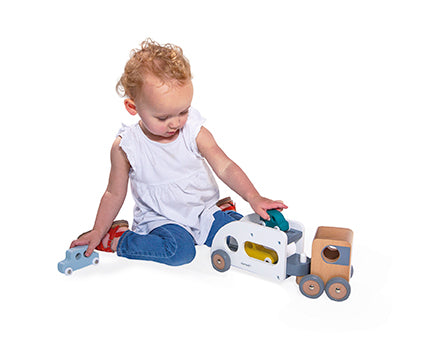 Janod Bolid - Car Carrier With 3 Vehicles