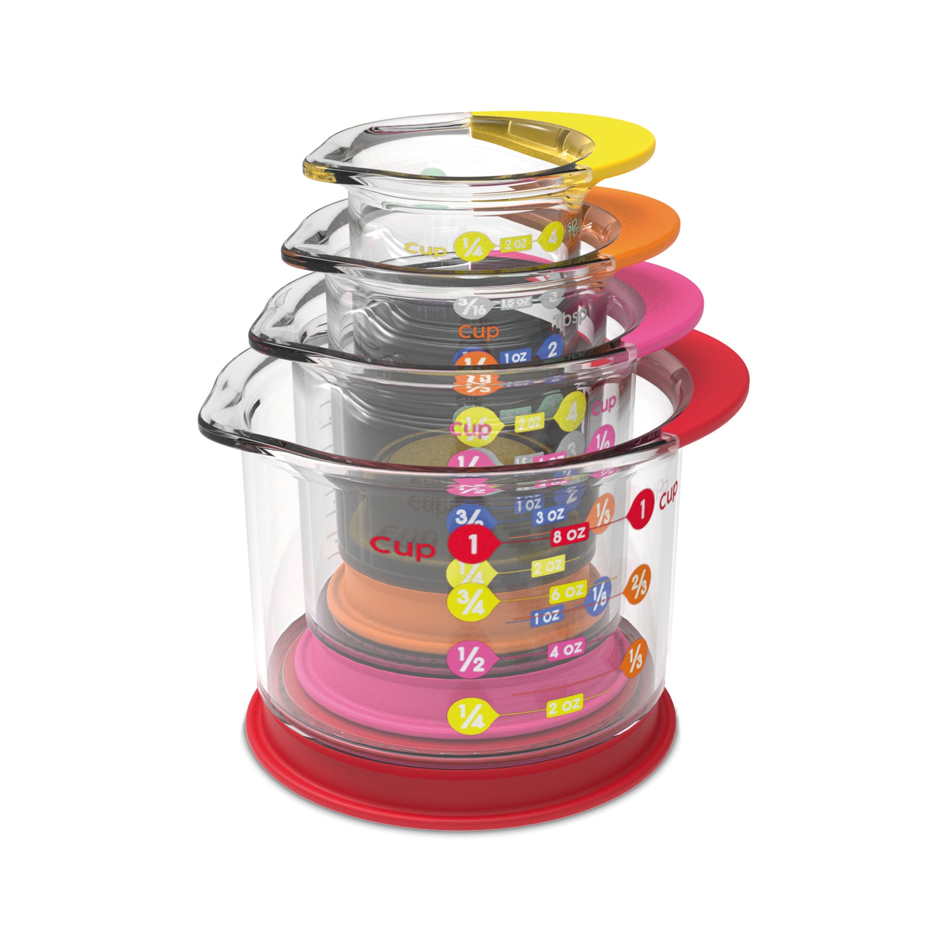 Learning Resources Rainbow Fraction® Liquid Measuring Cups