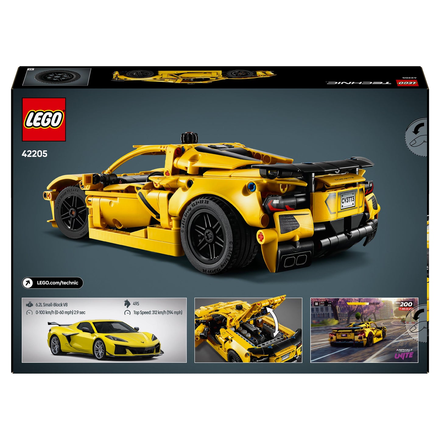 Lego Technic 42205 Chevrolet Corvette Stingray