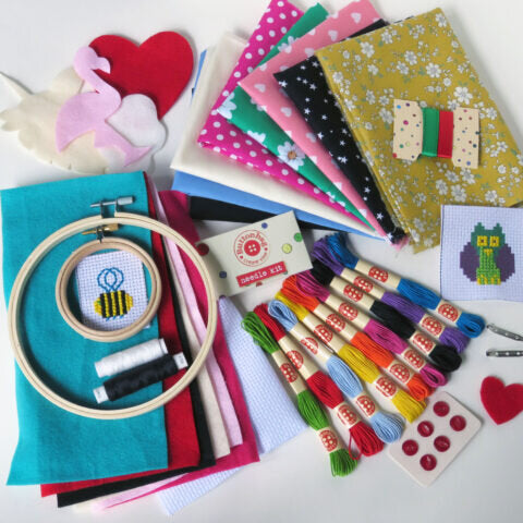 Buttonbag Bumper Sewing & Embroidery Kit
