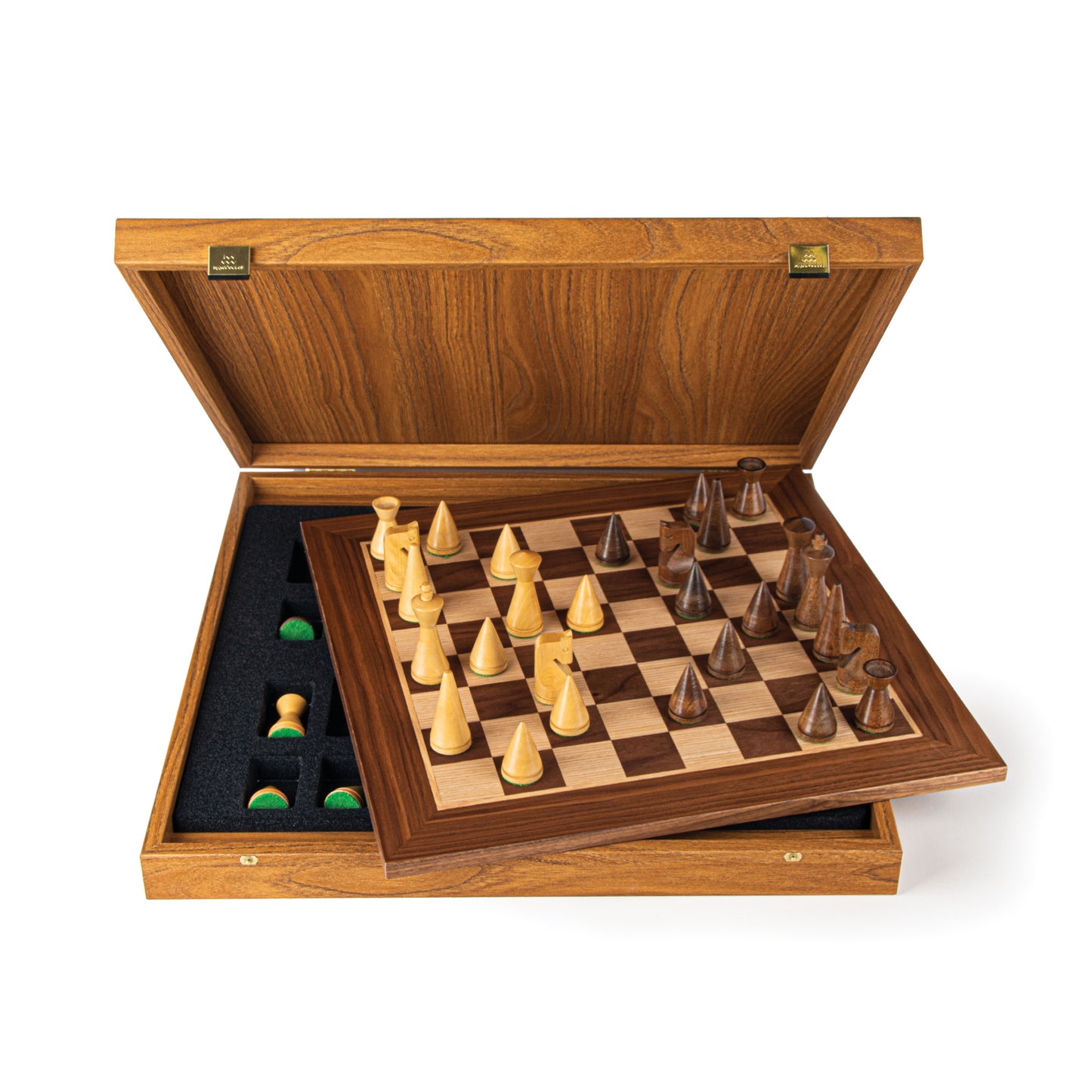 Manopoulos Wooden Chess Set in Luxury Wooden Box A