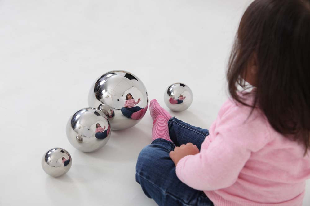 TickiT Sensory Reflective Ball Silver